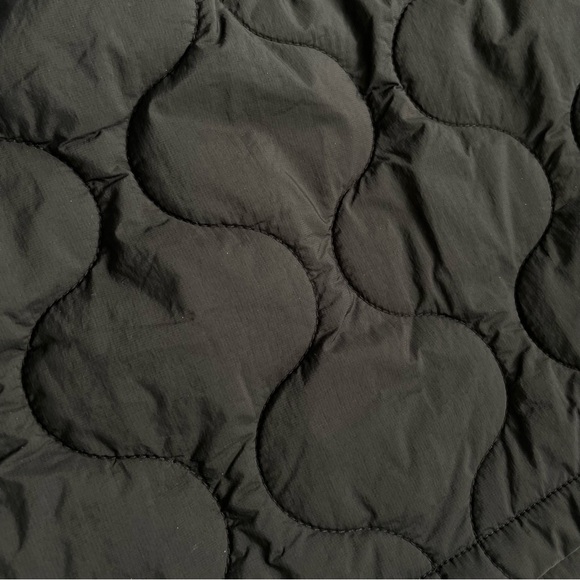 Roots Quilted Puffer Skirt Black Size Large Cabincore Apres Ski - Picture 9 of 12